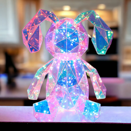 Rabbit Bear Holographic Interactive LED Light