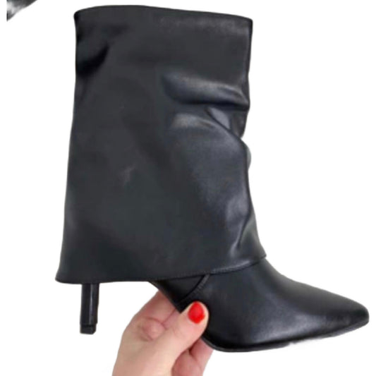 Black ankle boots